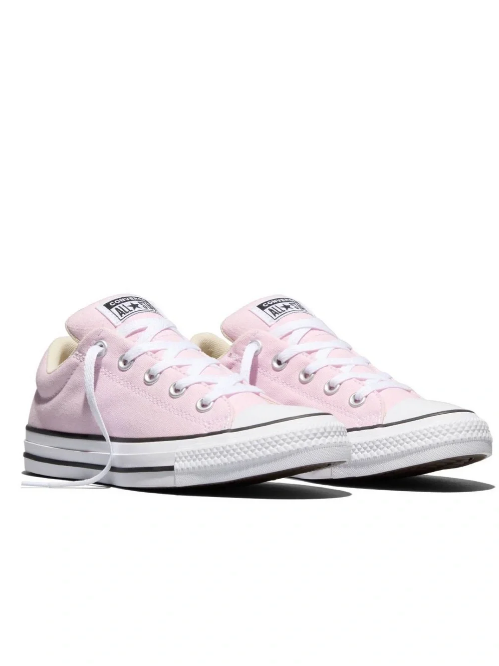Converse - Low Top Sneakers Pink and White Kids Size 5